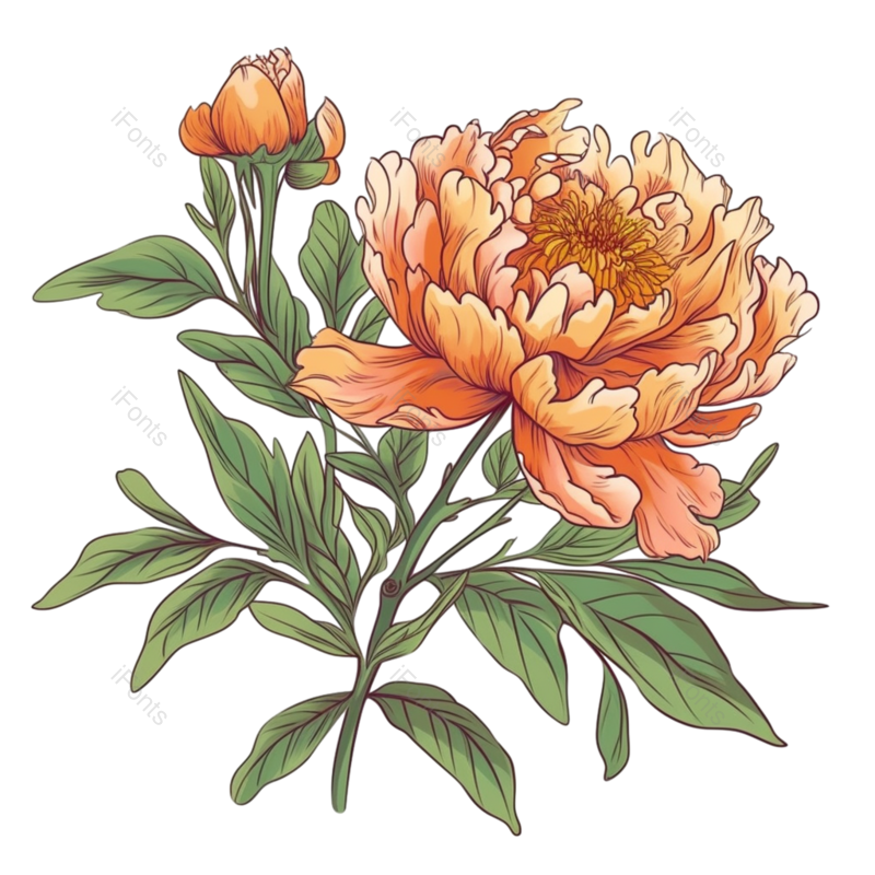 鲜花背景图片,鲜花边框元素,PNG,免抠素材